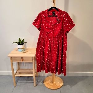 Torrid x Disney Retro polkadot dress size US 18